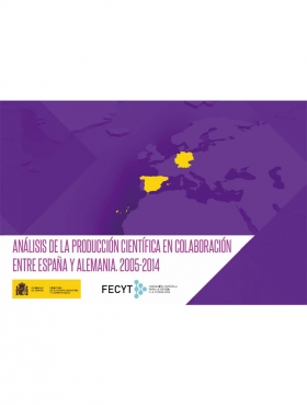 Portada Análisis de la producción científica en colaboración entre España y Alemania. 2005-2014