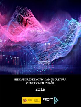 Portada Indicadores de actividad en cultura científica en España 2019