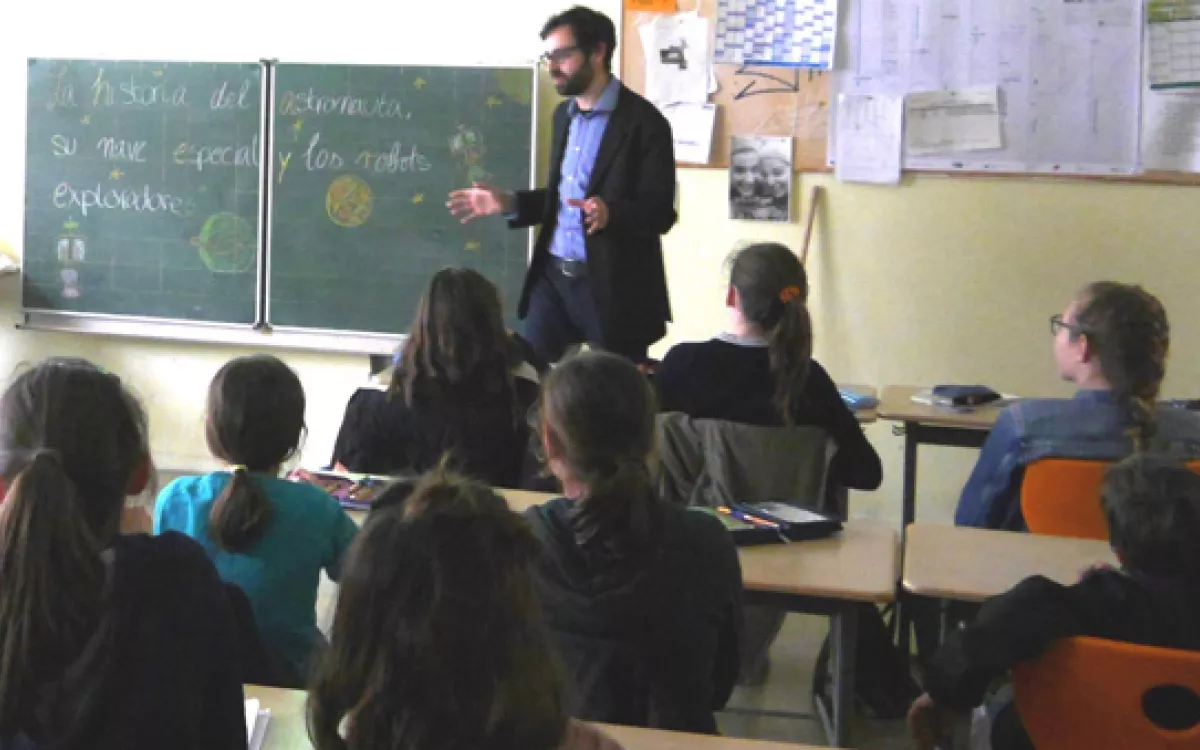 Primera sesión de “Ciencia en el aula” en Berlín 