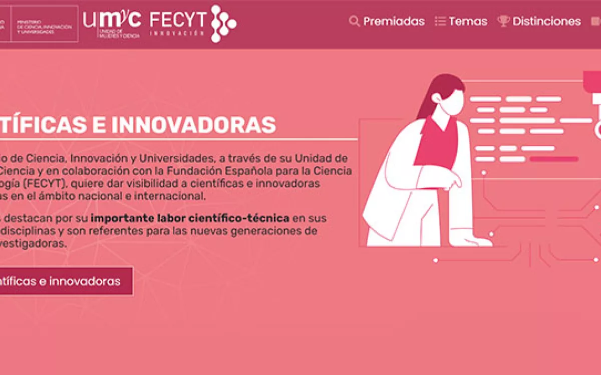 La plataforma “Científicas e innovadoras” visibiliza a cerca de 400 mujeres que han contribuido en la ciencia y la innovación
