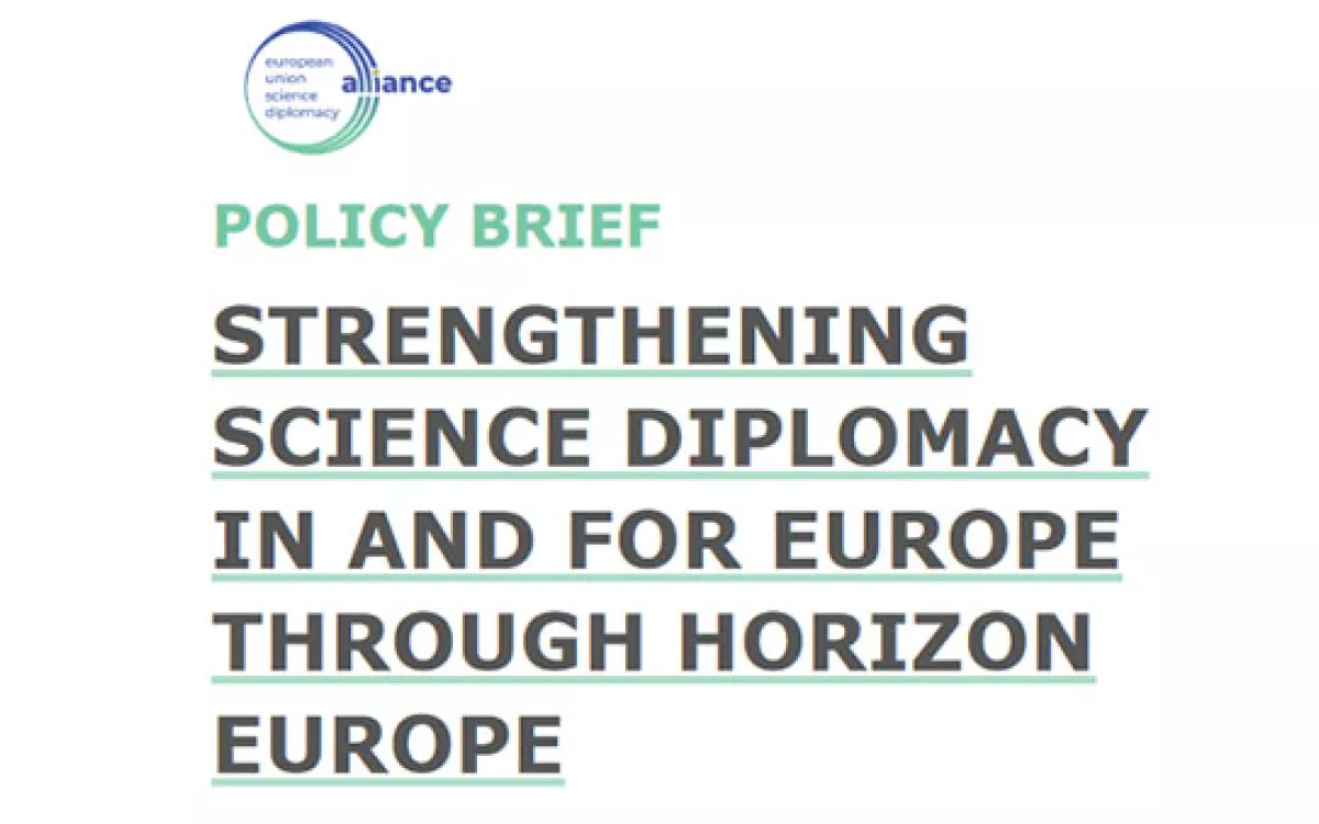 La Alianza Europea de Diplomacia Científica, que preside FECYT, presenta el informe "Fortalecimiento de la Diplomacia Científica en Europa a través de Horizonte Europa"