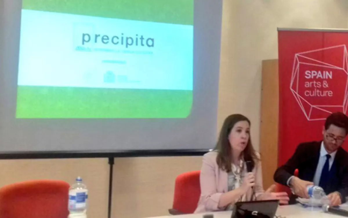 Precipita comparte su experiencia con emprendedores creativos en Bruselas