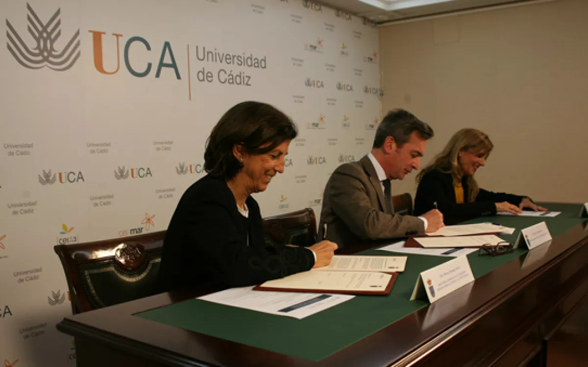 La Universidad de Cádiz firmó con FECYT un convenio para participar en Precipita