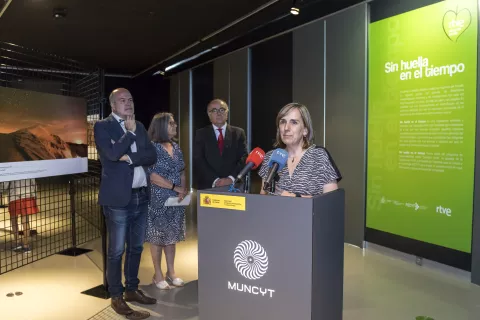 La sede coruñesa del MUNCYT acoge la exposición "Sin huella en el tiempo"