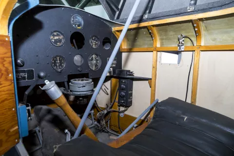 El MUNCYT de A Coruña expone el “Link Trainer”, el primer simulador comercial de vuelo del mundo