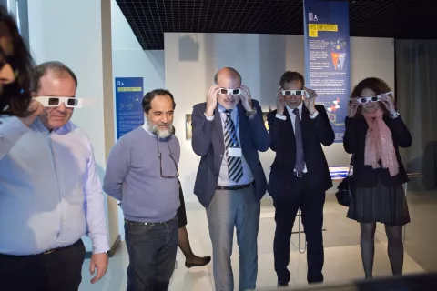 Visita al taller "Laboratorio de Luz" en el MUNCYT de Alcobendas
