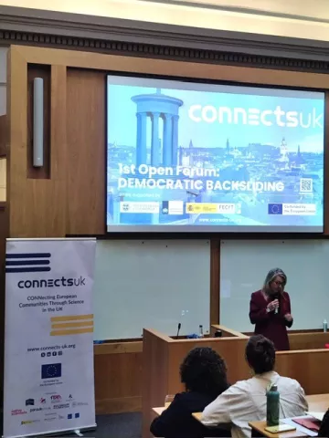 FECYT debate en el foro “Democratic Backsliding” sobre el impacto de la desinformación en los procesos democráticos 