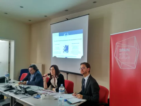 Precipita comparte su experiencia con emprendedores creativos en Bruselas