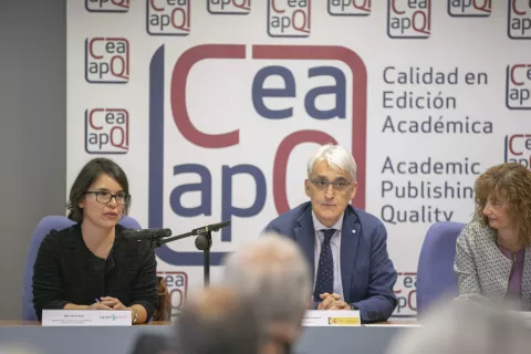 FECYT, ANECA y UNE entregan los certificados del sello de calidad en edición académica CEA-APQ 