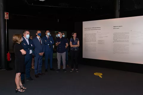 El Ministro de Ciencia e Innovación, Pedro Duque, visita la sede de Alcobendas del MUNCYT