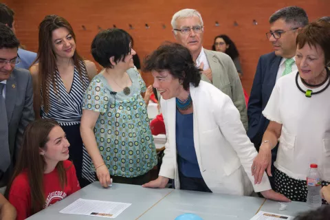 Isabel Celaá y Pedro Duque inauguraron los Campus Científicos de Verano 2019 