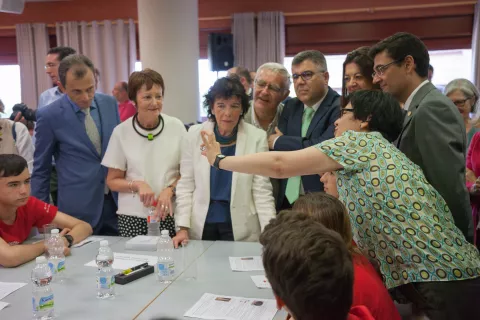 Isabel Celaá y Pedro Duque inauguraron los Campus Científicos de Verano 2019 