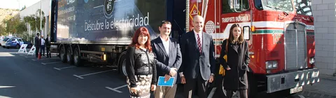 Movilab, el laboratorio científico sobre ruedas, llega a Alcañiz