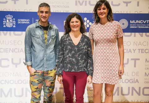 Mónica López y Albert Barniol inauguran el programa "Corazón Verde" en el MUNCYT Alcobendas
