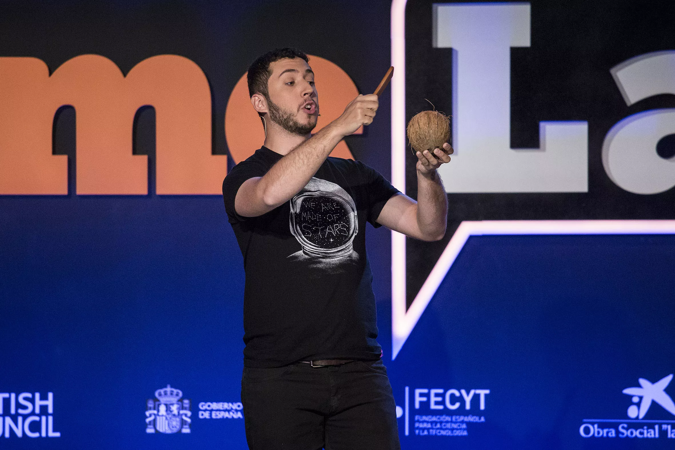 El español Pedro Daniel Pajares participa en la final internacional de Famelab 