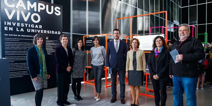 Exposición Campus vivo: la importancia de la investigación en las universidades