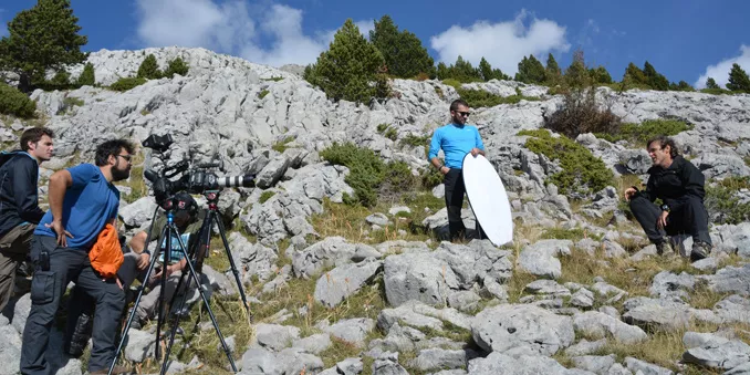 Comienza el rodaje del documental sobre el pasado del clima “Chasing traces from the past”