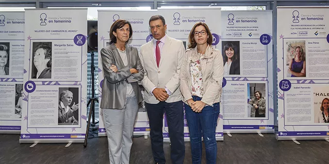 La UC3M y FECYT inauguran la exposición “Mujeres que cambiaron el mundo”