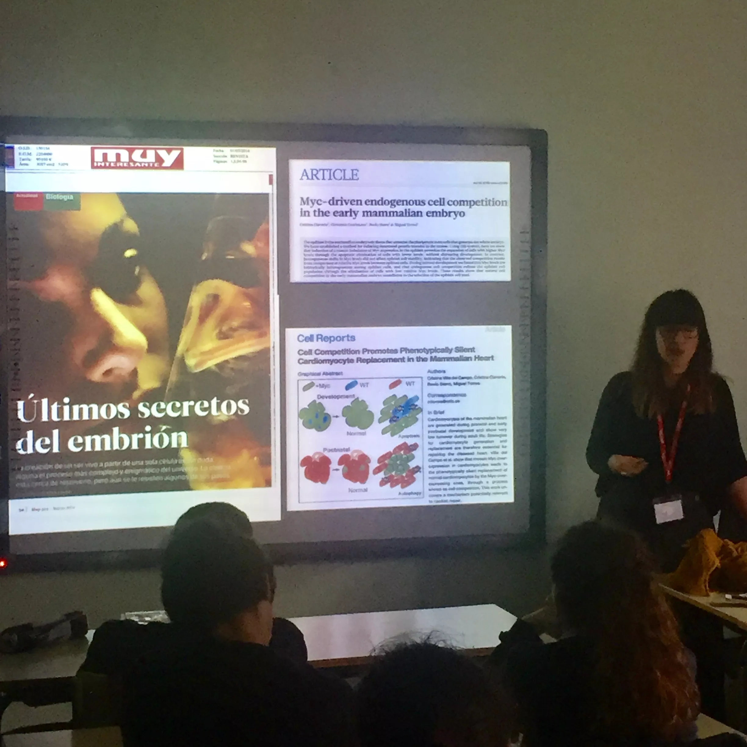 Curando corazones rotos en “Ciencia en el aula”