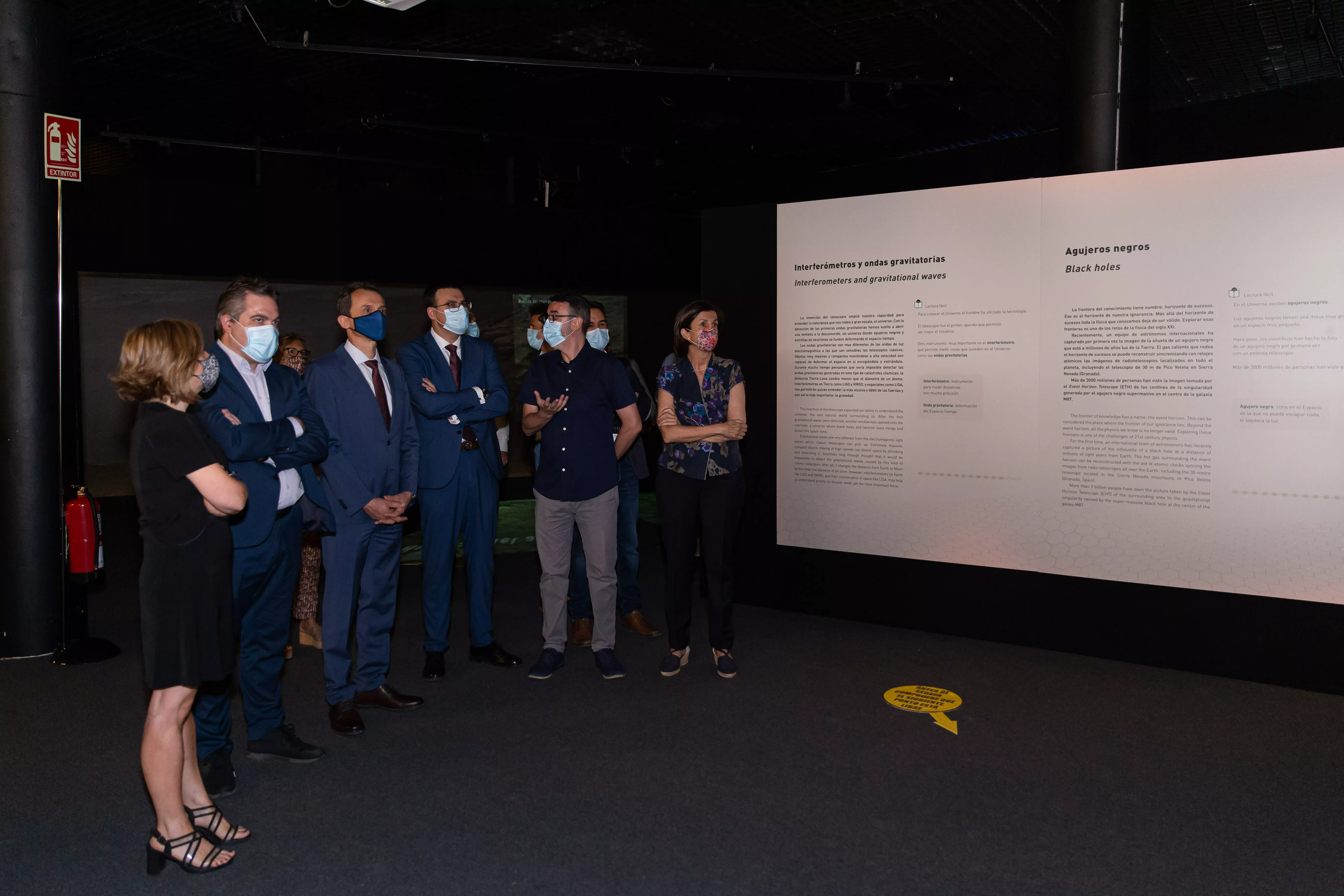 El Ministro de Ciencia e Innovación, Pedro Duque, visita la sede de Alcobendas del MUNCYT