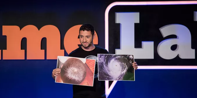 El español Pedro Daniel Pajares participa en la final internacional de Famelab