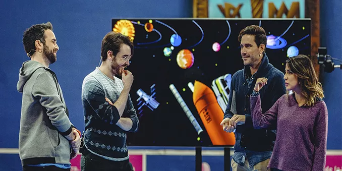 El youtuber de ciencia José Luis Crespo visita #Sciencetruck9 en Málaga para hablar de cambio climático