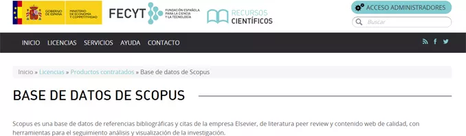 Primer ciclo de Formación Online SCOPUS 2016