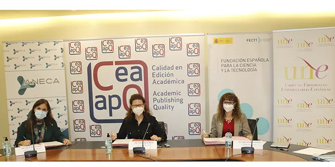 ANECA, FECYT y UNE renuevan el convenio para mantener el Sello de Calidad en Edición Académica