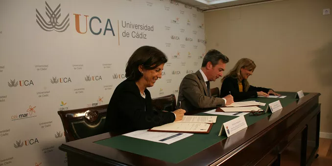 La Universidad de Cádiz firmó con FECYT un convenio para participar en Precipita
